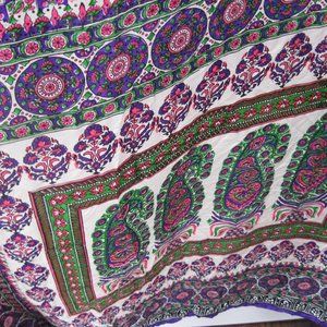 vintage pure silk sari.